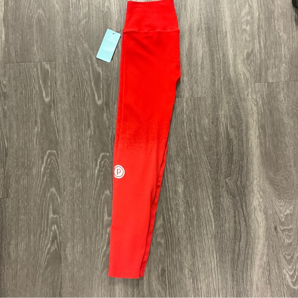 Nux Pure Barre Vibrant Red Leggings